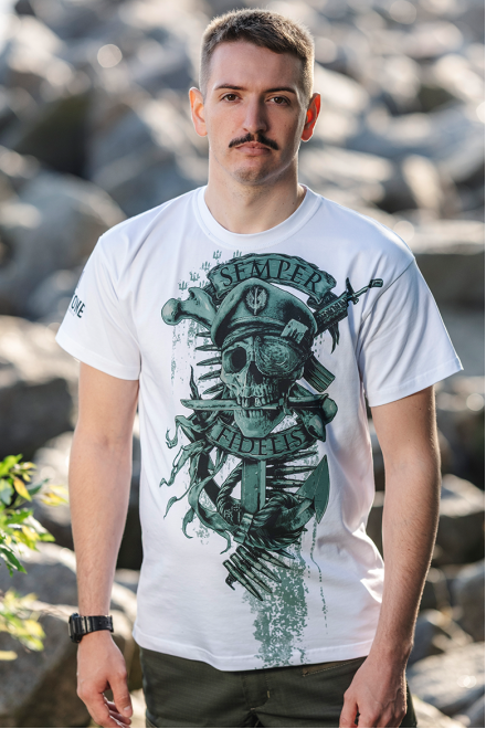 Футболка Semper fidelis white T-Form