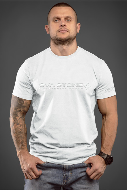 T-shirt Logo white