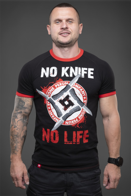  T-shirt No Knife No Life sport