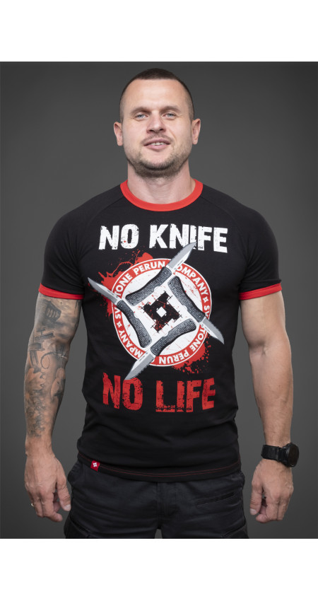  T-shirt No Knife No Life sport