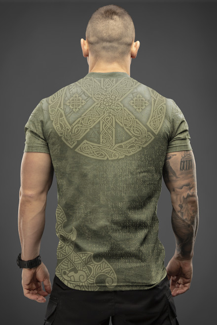 T-shirt Sokyra Peruna olive