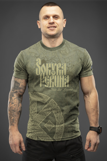T-shirt Sokyra Peruna olive