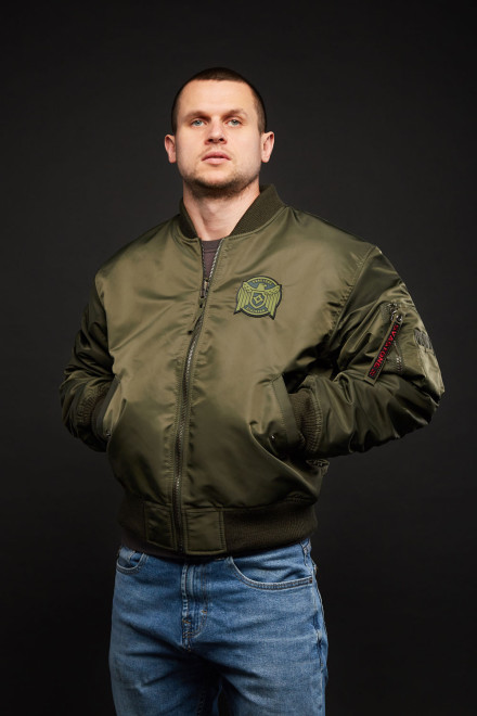 Bomber Romper Stomper olive