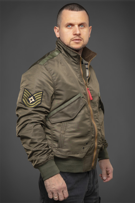 Bomber Stuurman olive