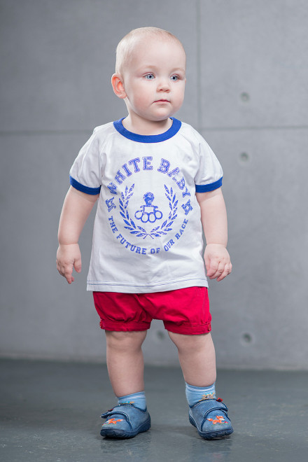 Children t-shirt White Baby