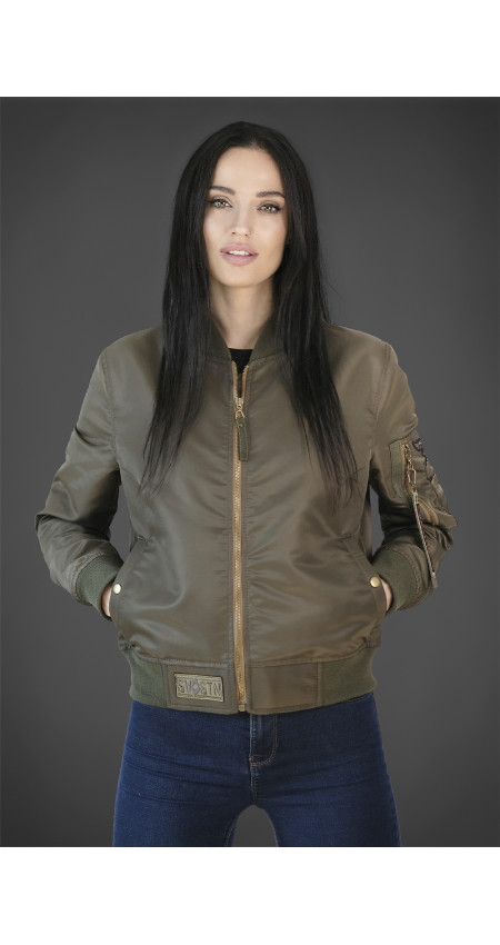 Бомбер жіночий Valkyriе olive